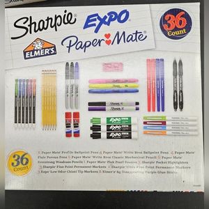 NEW 36 ct School/Office Supply Packs (2 boxes per bundle-72 total pieces)